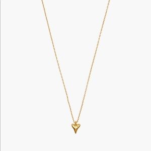 Madewell Shark Tooth Necklace NWT